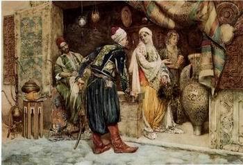 Arab or Arabic people and life. Orientalism oil paintings 117, unknow artist